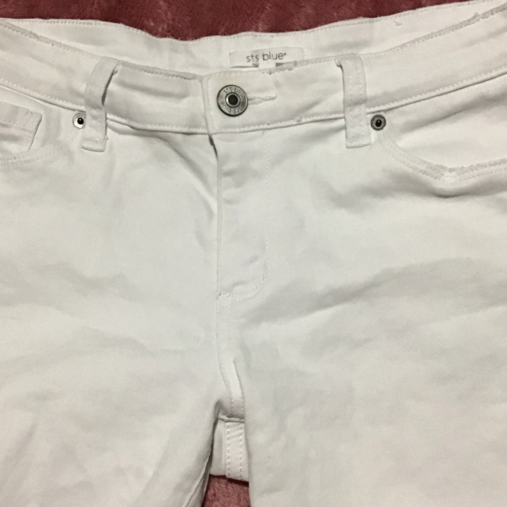 STS Blue Women's White Jean Shorts